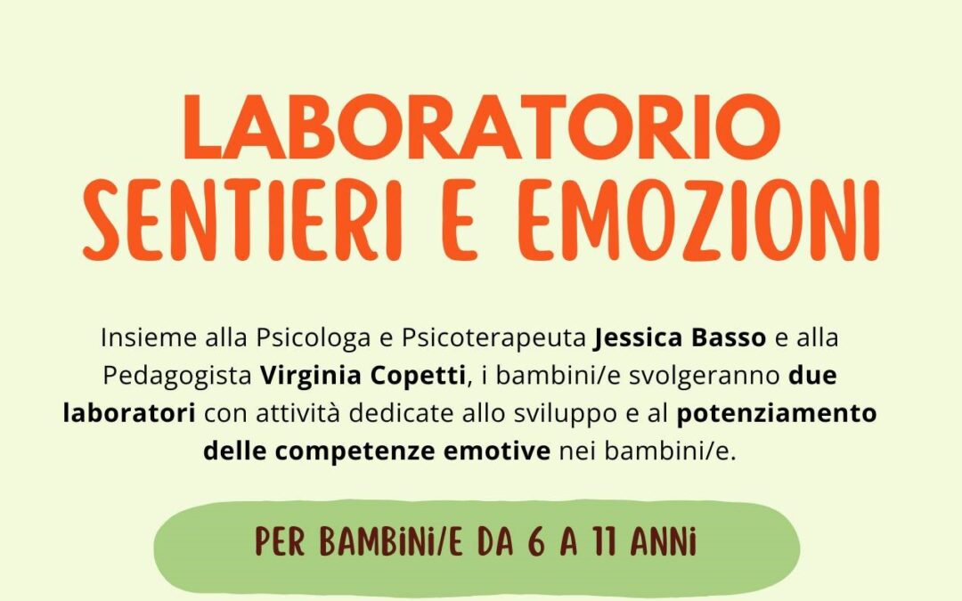 LABORATORIO SENTIERI ED EMOZIONI