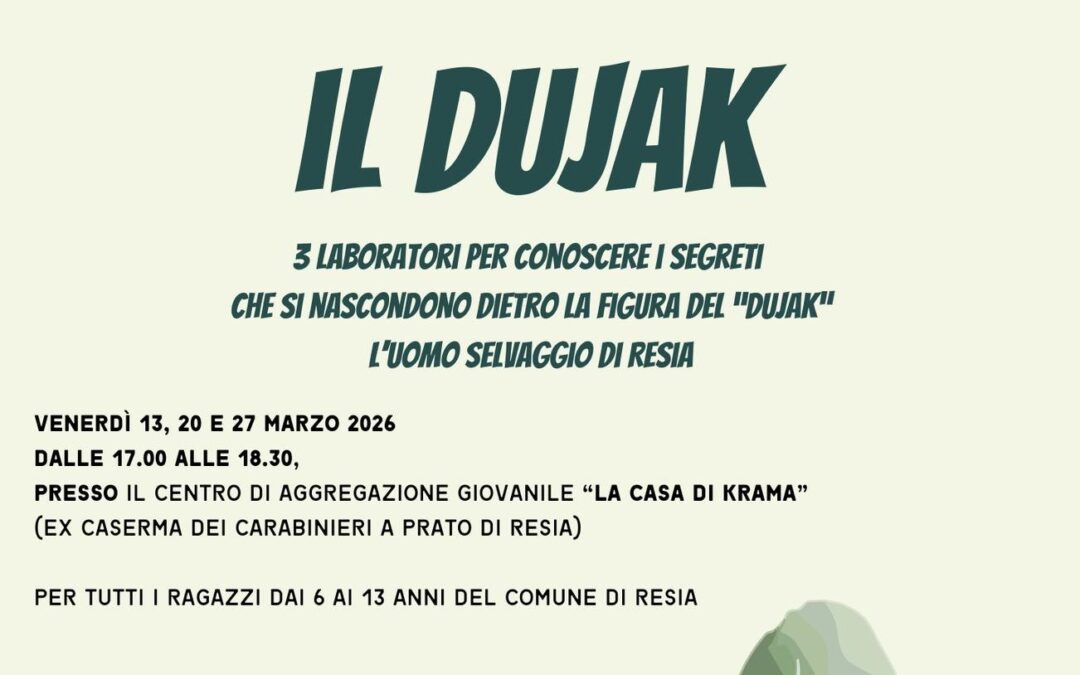 LABORATORIO PER BAMBINI/E: IL DUJAK