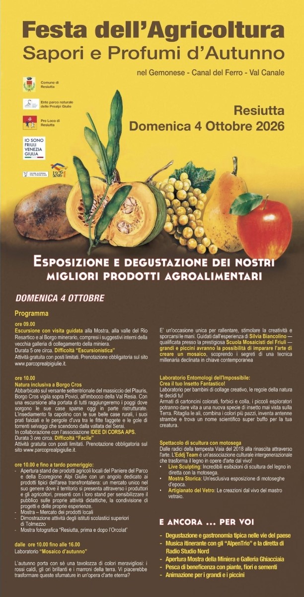 Locandina Festa dell'agricoltura 2026